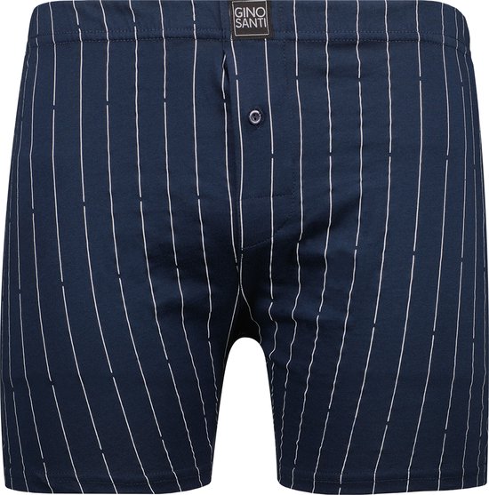 Gino Santi Klassieke boxer Navy Pin Stripe | Maat xxxl