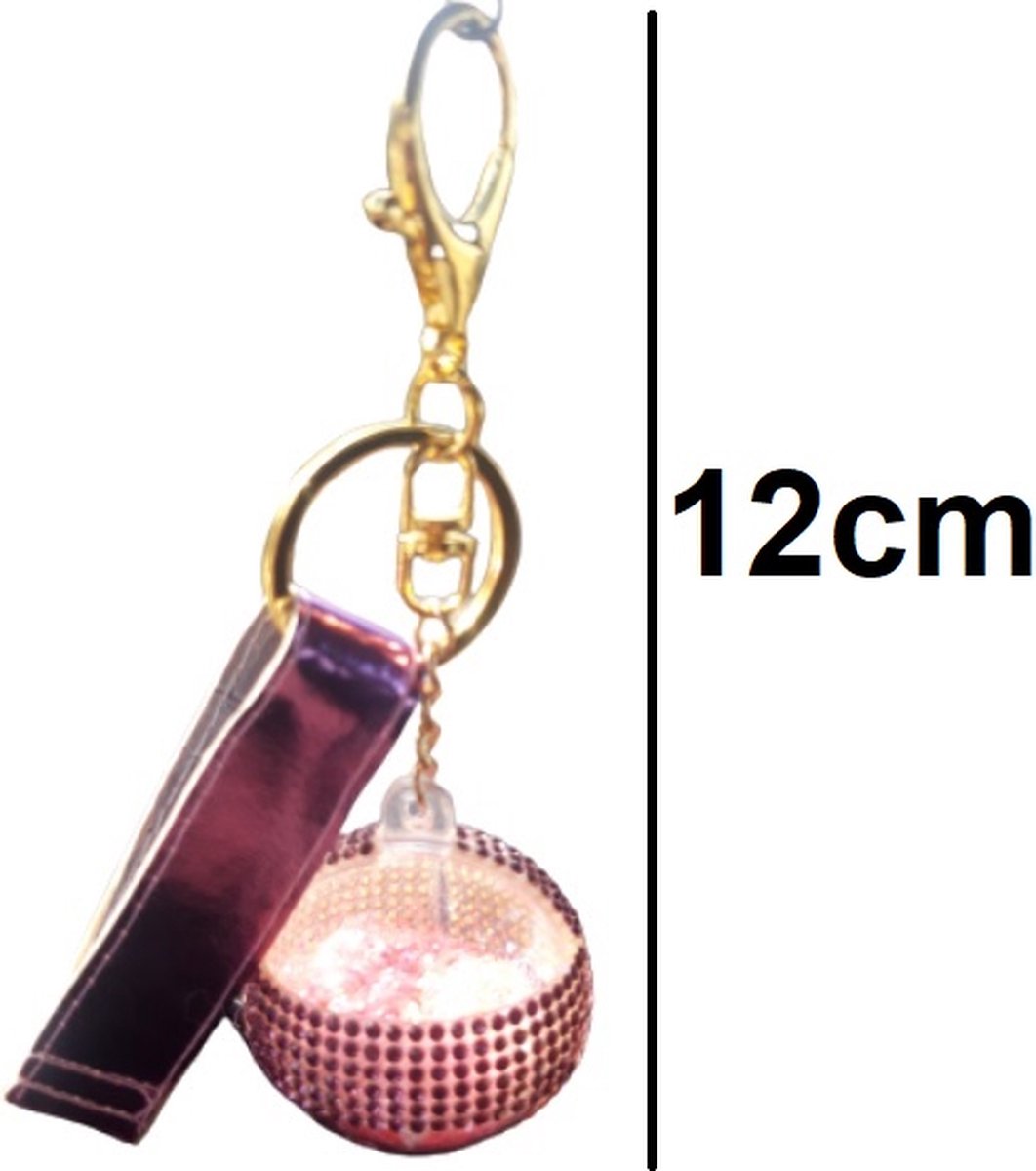 Porte-clés Sac pendentif rose violet paillettes pendentif strass Astuce  cadeau pour