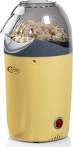 Bestron Popcorn machine voor 50 gr. popcorn, Popcorn maker voor popcorn in 2 minuten, vetvrij, 1200 Watt, kleur: Geel