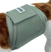 Hondenluier reu - Grijs - Maat XL - Wasbaar - Verstelbaar 64-86 cm