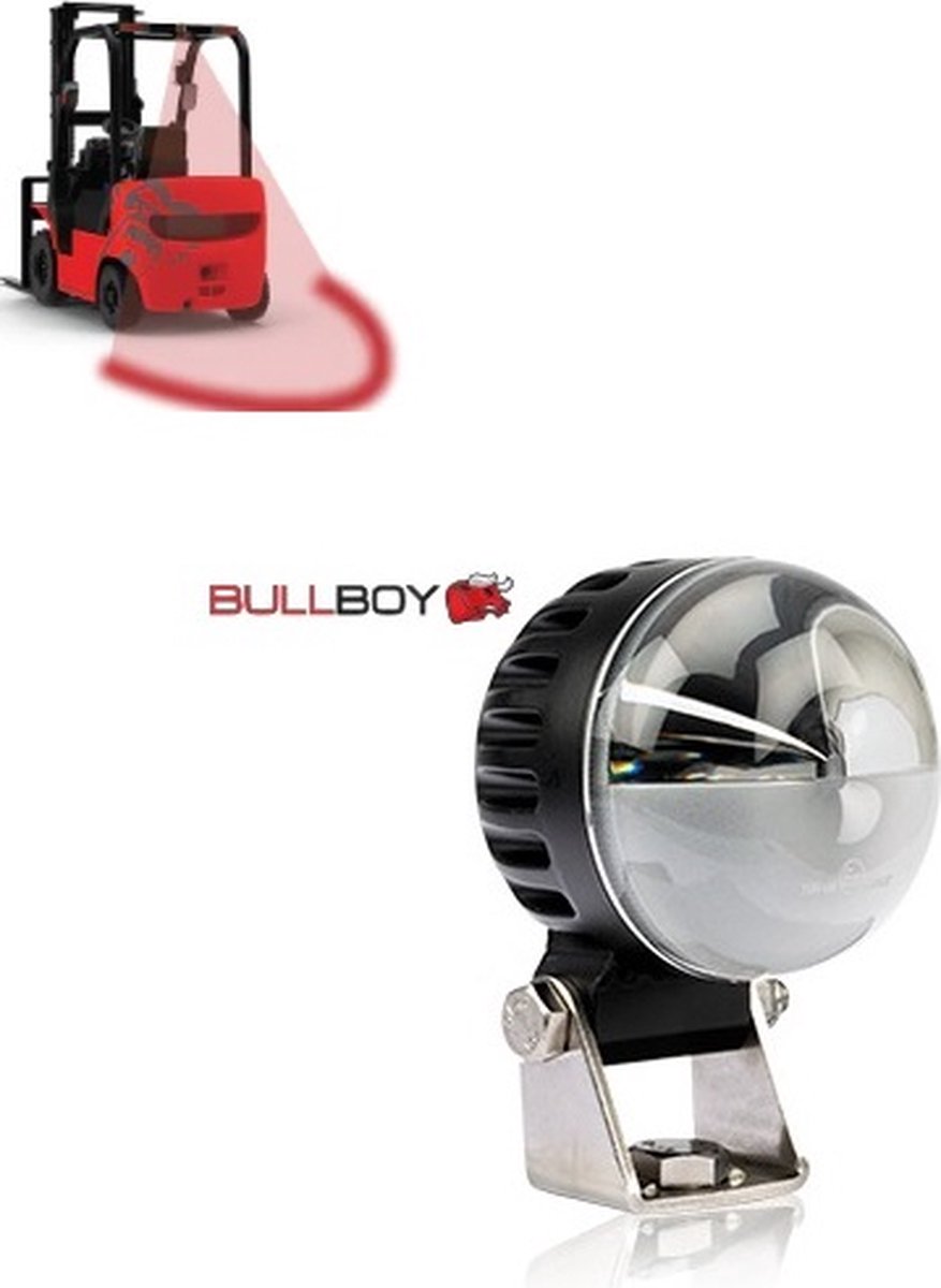 4sky Lights - Led veiligheidsverlichting - Circel rood - R10 gekeurd