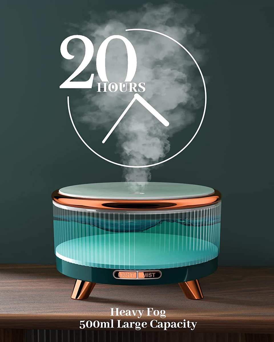 Goedkoopste Essential Oils, 500 ml Ultrasonic Fragrance Oil Aroma Oil Diffuser,