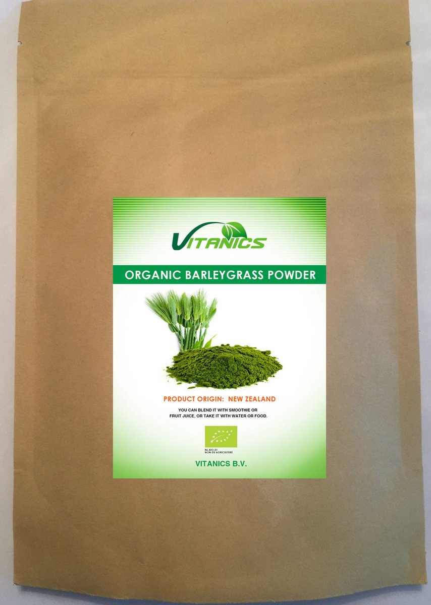 Biologisch Gerstegras Poeder (Nieuw Zeeland) 125g