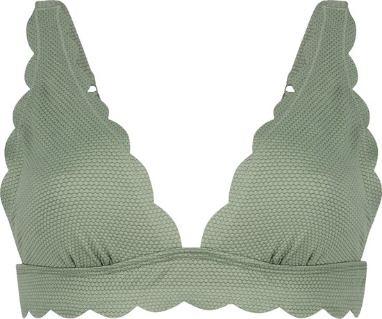 Hunkemoller Scallop triangle Dames Bikinitopje - Maat M