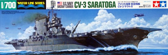Tamiya U.S. Aircraft Carrier CV-3 Saratoga + Ammo by Mig lijm