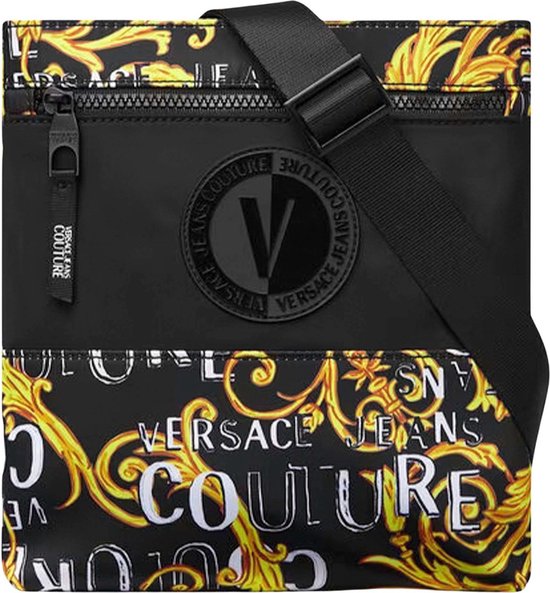 Versace Jeans Couture Heren V-Emblem Crossbody Tas Zwart maat ONE SIZE |  bol.com