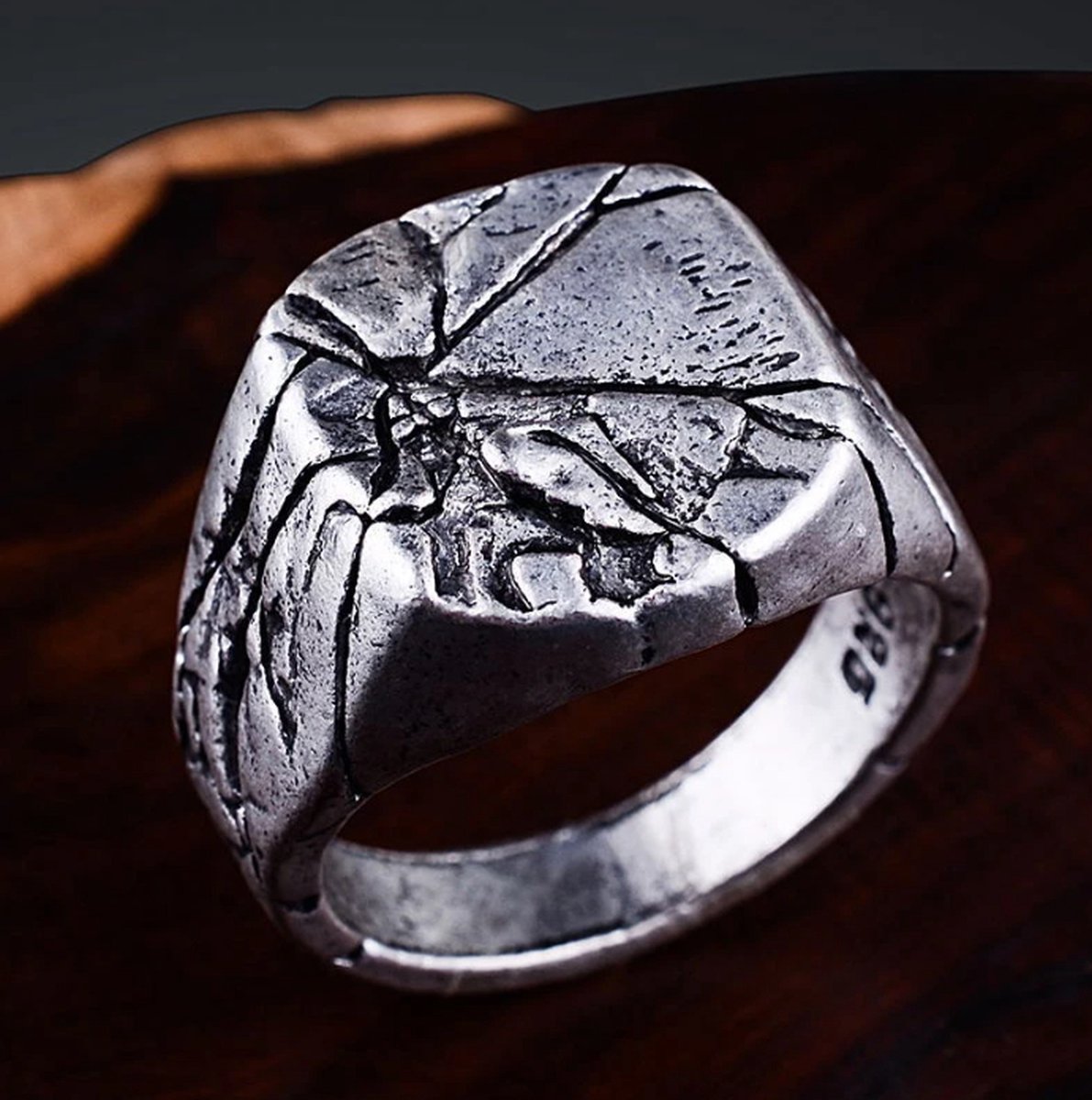 ns Ring | Silver Ring | Sieraden | Mannen Sieraden | Ringen | Sinterklaas kado | Kerst cadeau | Zilverkleurige Ring | Maat 65