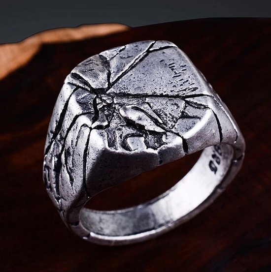 ns Ring | Silver Ring | Sieraden | Mannen Sieraden | Ringen | Sinterklaas kado | Kerst cadeau | Zilverkleurige Ring | Maat 65