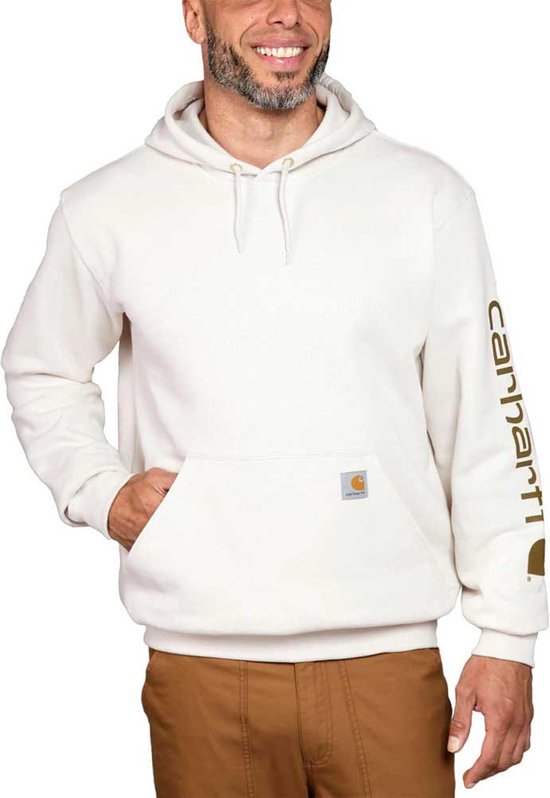 Carhartt Sleeve Logo Hooded Sweatshirt Malt-L