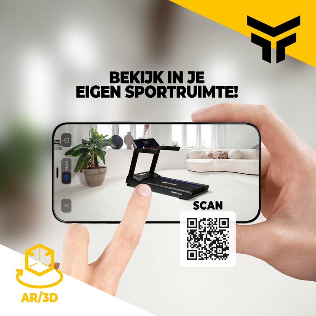 Afbeelding 3 van Flow Fitness DTM400i Loopband - 99% Voorgemonteerd