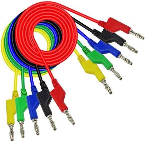 Câbles multimètre - Câbles - 30 pièces - Set complet - Câble de test - En  forme de U 