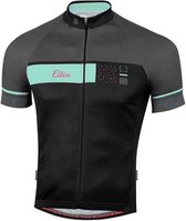 Eltin Skipper Korte Mouwen Fietsshirt Zwart L Man