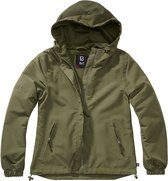 Brandit - Summer Frontzip Windbreaker jacket - XS - Olijfgroen