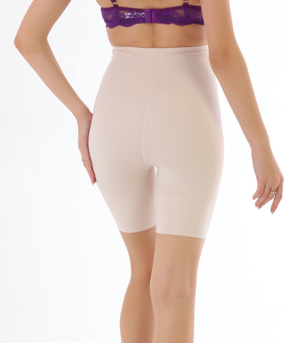 Purple-Daisy Girdle Shapewear Corrigerende ondergoed Hoge Taille Short Corset (161-062-1) - Ondergoed Dames - Maat M - BEIGE
