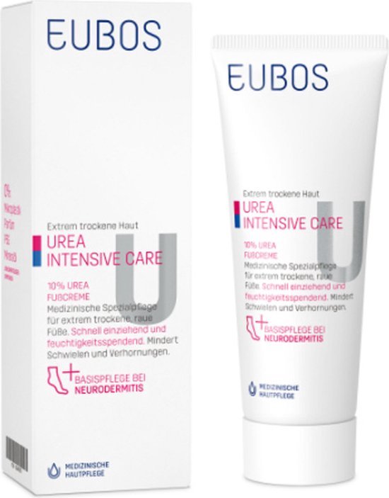Eubos Urea 10 Voetcreme Zeer Droge Huid 100ml bol