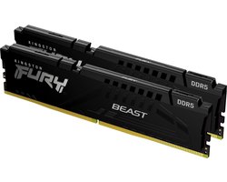 Kingston - RAM-geheugen - FURY BEAST - KF556C40BBK2-16 - 16GB - DDR5 - DIMM - 5600MHz - 2 x 8 GB