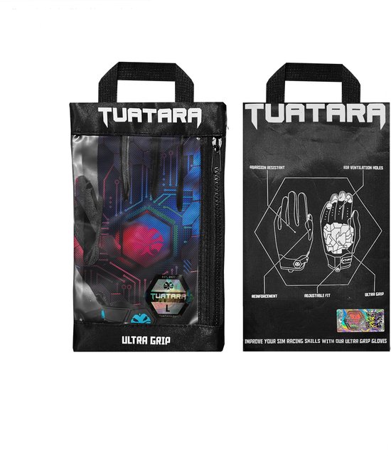 Tuatara Processor - Sim Race Handschoenen - Ultra Grip - Medium van Merkloos — afbeelding 4