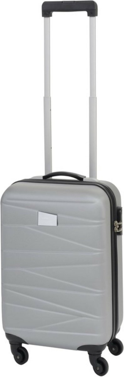 Concorde Handbagage/cabine reis trolley koffer - met zwenkwielen - 55 x 35 x 20 cm - grijs