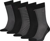 Tommy Hilfiger Sock Giftbox Birdeye (5-pack) - heren sokken - zwart - Maat: 39-42