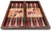 Afbeelding van het spelletje Artwork Backgammon - Prachtige afbeelding van paarden - Houten bordspel - Maat L 42cm - Yenigün Tavla