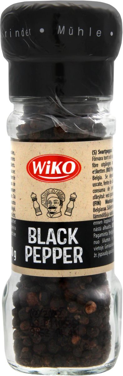 Goedkoopste Wiko - Kruidenmolen - Black Pepper - 50 gr