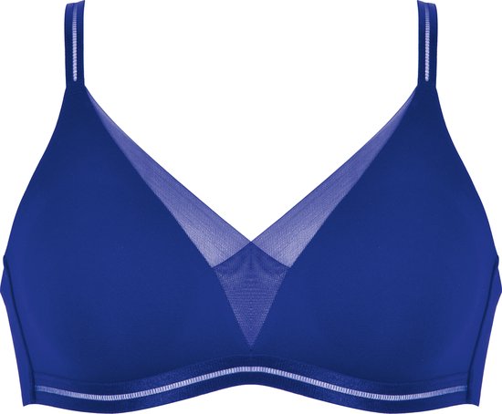 Soft bh met mesh detail - Indigo