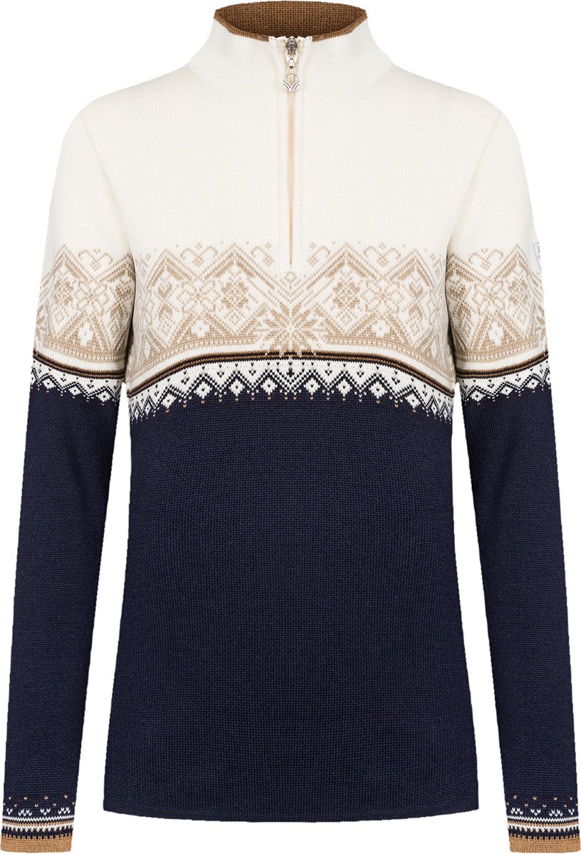 Dale of Norway - 91461 ST.MORITZ FEM. SWEATER_P - Dames pulloversDames truien - Kleur: Blauw - Maat: L