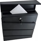 brievenbus / omheining doorwerpbrievenbus - mailbox