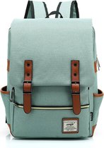 Vermanto Backpack - Sac à dos - 25 litres - Cartable - Ordinateur portable - École - Cartable - Homme - Femme - Vert