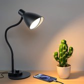 Lampen District® - Bureaulamp led dimbaar - 3 kleurtemperaturen & 20 helderheidsniveaus - Voor kantoor en slaapkamer 10W