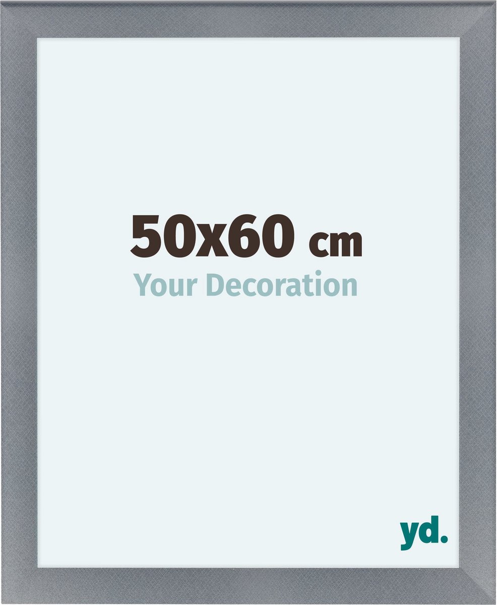 yd. Your Decoration - Fotolijst 50x60 cm - MDF - Aluminium Geborsteld - Como