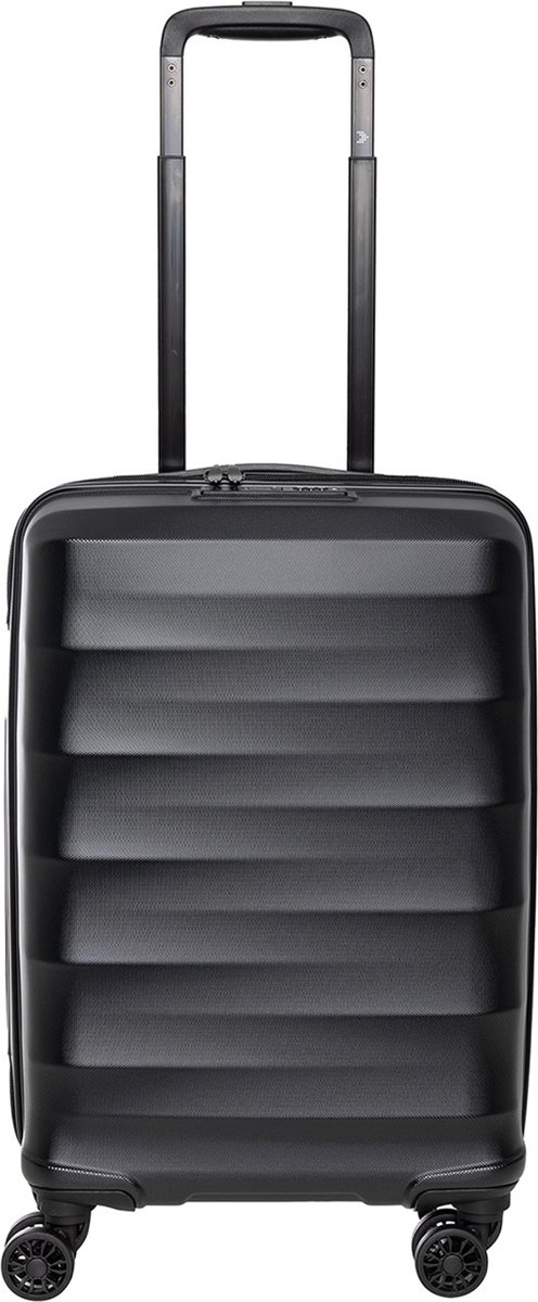 Travelbags Handbagage harde koffer / Trolley / Reiskoffer - The Base Eco - 55 cm - Zwart