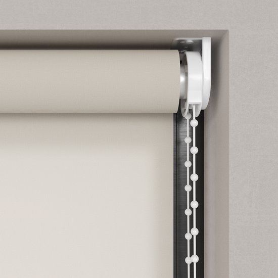 Dutchblinds Store Enrouleur - translucide - Beige - 135x275cm - Décoration de fenêtre sur mesure