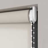 Dutchblinds Rolgordijn - lichtdoorlatend - Beige - 140x190cm - Raamdecoratie op maat