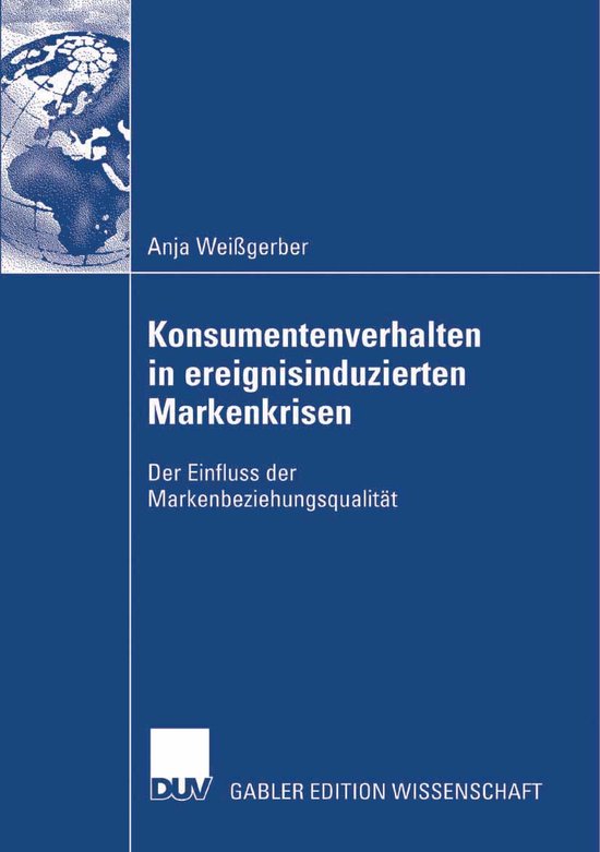 Konsumentenverhalten in ereignisinduzierten Markenkrisen - cover