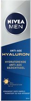 NIVEA MEN Hydraterende Anti-Age Gezichtsgel - Normale en rijpe huid - Anti-Aging Creme Gezicht - Gezichtscreme Met hyaluronzuur - 50 ml