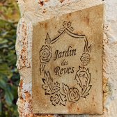 LOBERON Wandversiering Jardin des Reves antiekbruin