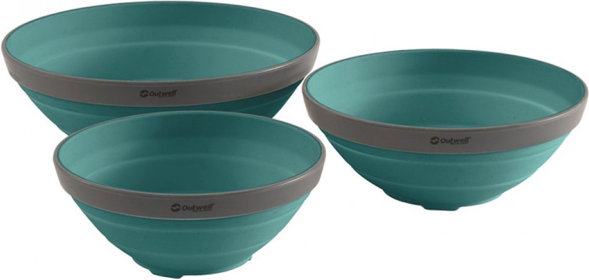 Outwell Collaps Schalenset - Deep Blue - Inklapbaar - Kommenset