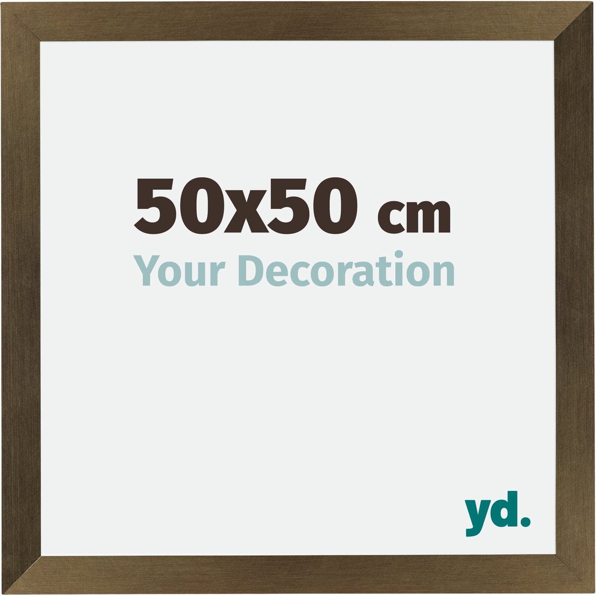 yd. Your Decoration - Fotolijst 50x50 cm - MDF - Brons Decor - Mura