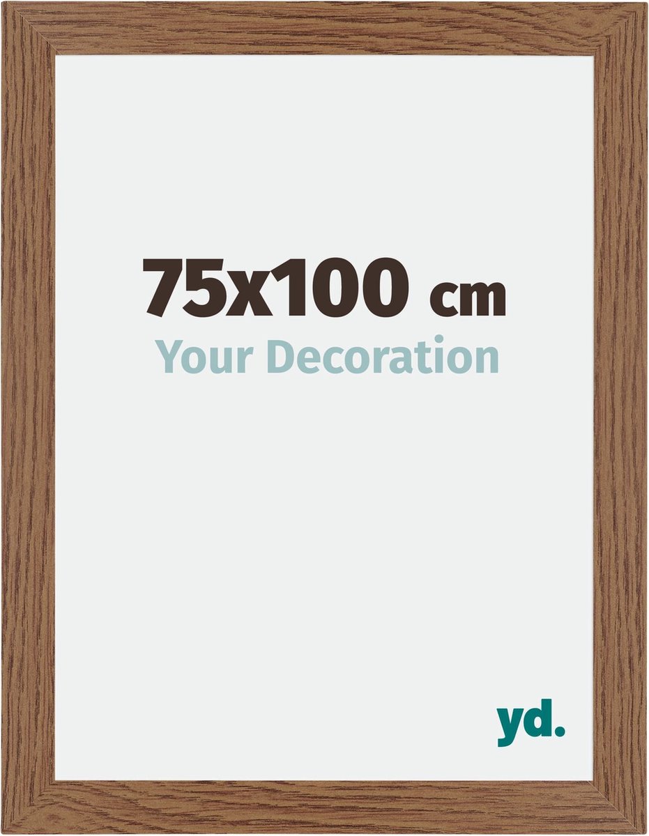 Your Decoration - Fotolijst 75x100 cm - MDF - Eiken Rustiek - Mura