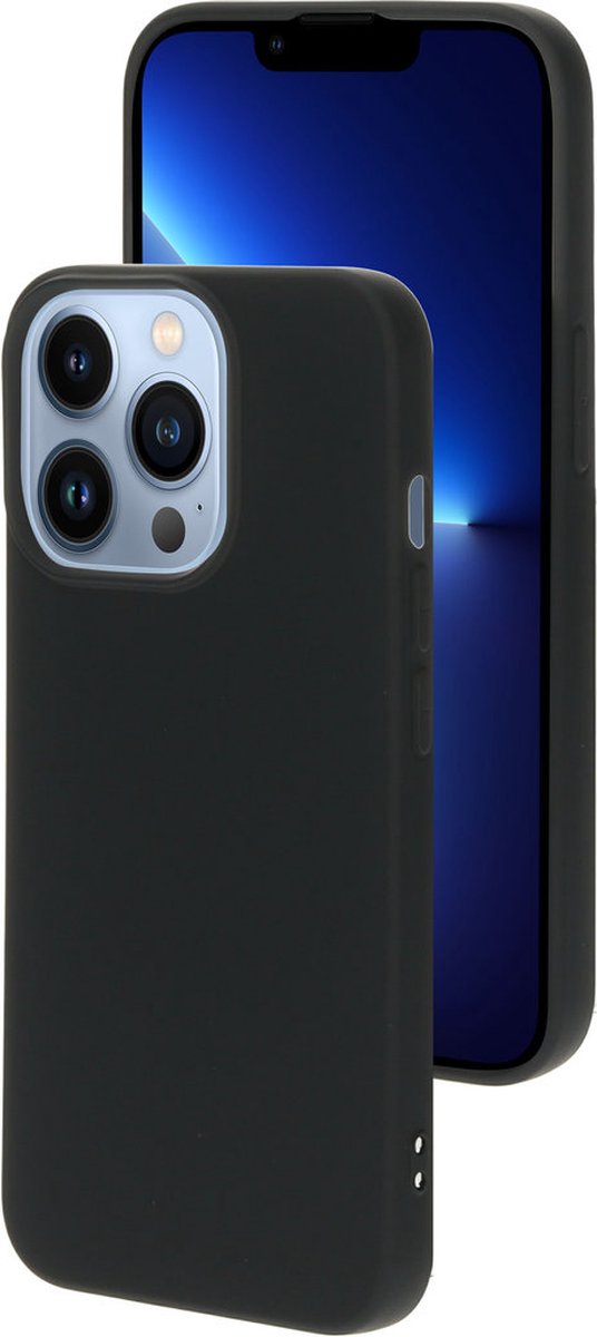Mobiparts hoesje geschikt voor de Apple iPhone 13 Pro - Siliconen - Zwart