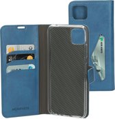 Mobiparts hoesje geschikt voor Samsung Galaxy A22 5G - Wallet/Boekhoesje - Eco Leer - Magneet Sluiting - Opberg vakken - Blauw