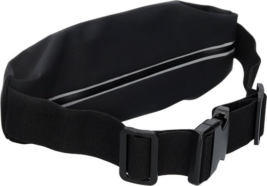 Mobiparts Comfort Fit Belt Bracelet de sport en néoprène pour iPhone 13 Pro Max - Zwart
