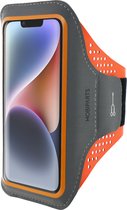 Hardloop Sportarmband geschikt voor Apple iPhone 14 - Oranje - Mobiparts