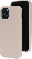Mobiparts hoesje geschikt voor de Apple iPhone 12/12 Pro - Siliconen - Beige Roze