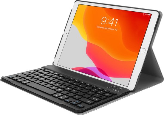 Mobiparts - Blauwtooth Keyboard Case Apple iPad 10.2 (2019/2020/2021) - Zwart