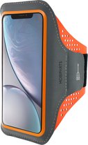 Hardloop Sportarmband geschikt voor Apple iPhone XR - Oranje - Mobiparts