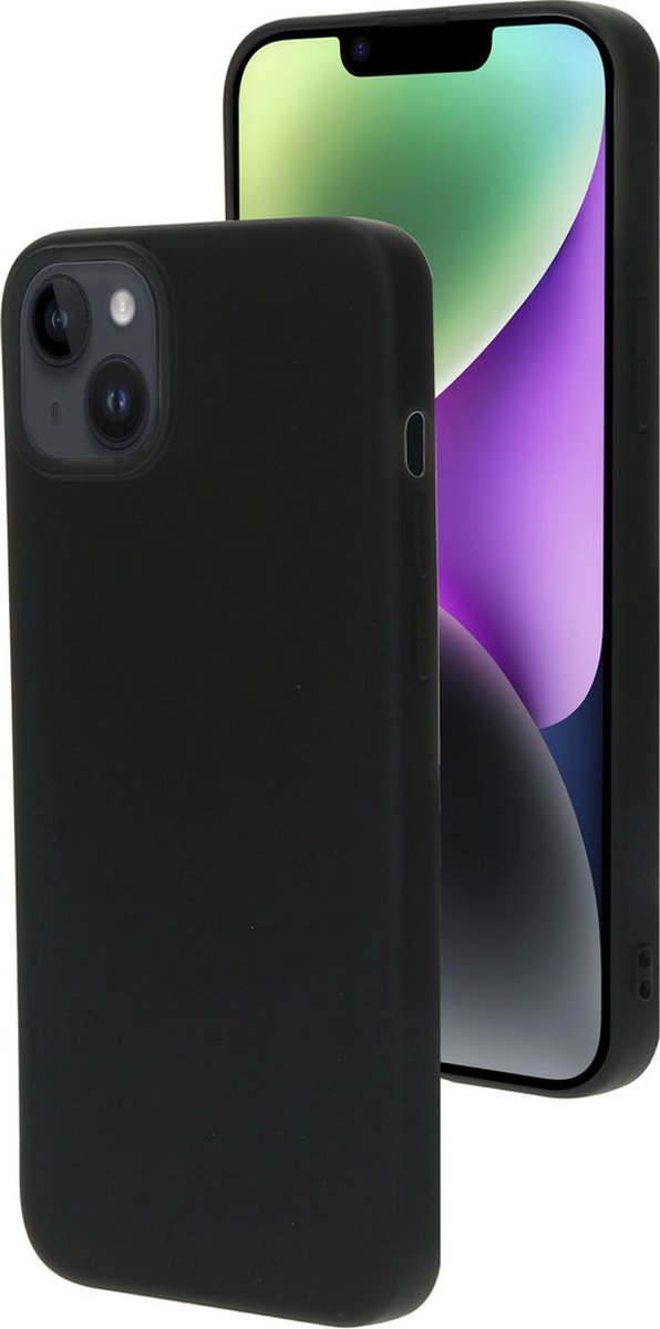 Mobiparts hoesje geschikt voor de Apple iPhone 14 Plus - Siliconen - Zwart