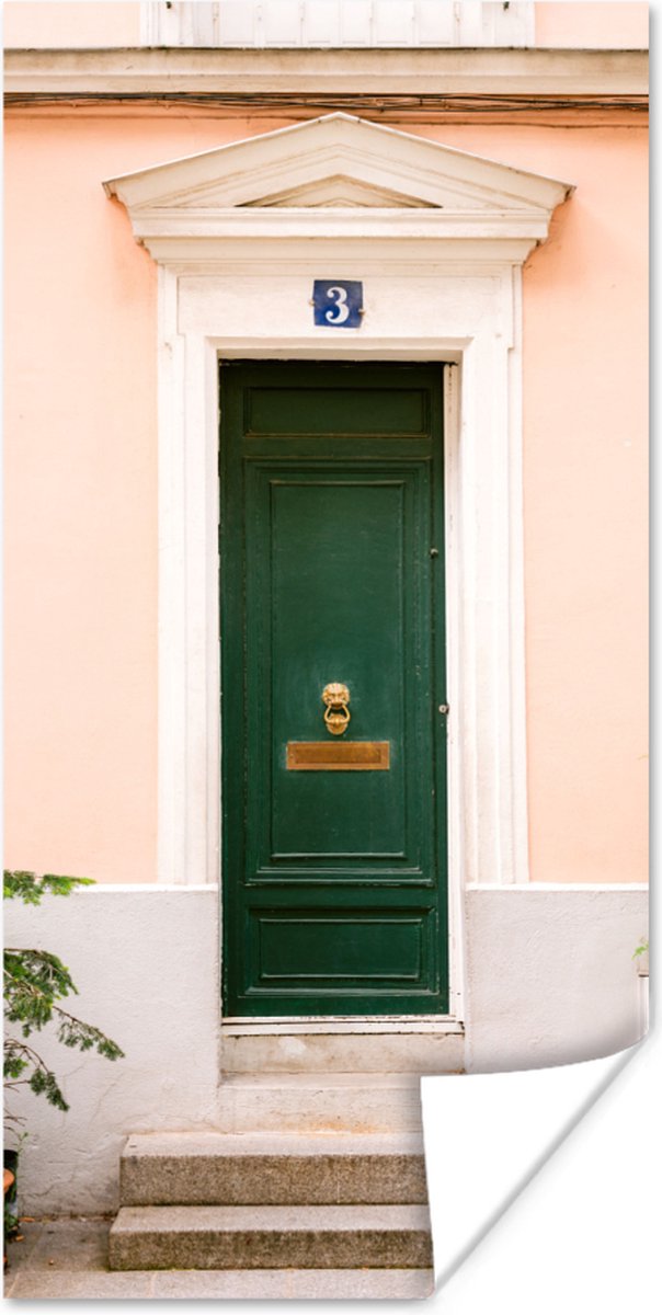 Parijs - Groen - Deur - Pastel - Architectuur
