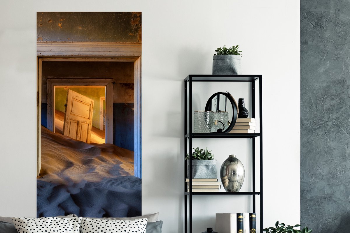 Zand - Blauw - Deur - Architectuur